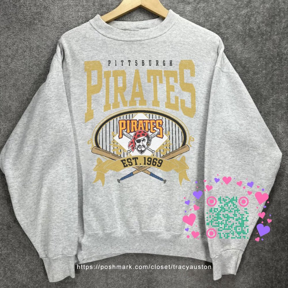 Throwback Pittsburgh Pirates Baseball Sweatshirt, MLB Pittsburgh Pirates Shirt